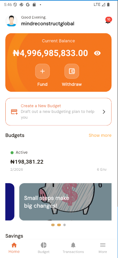 Wisemonie App Interface